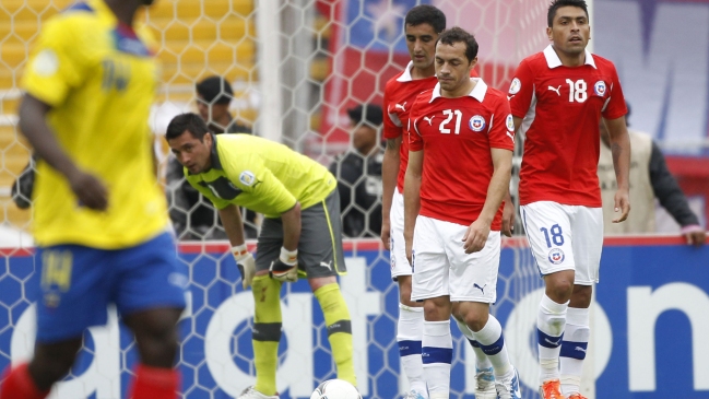 Chile decepcionó en Quito y quedó muy comprometido en las clasificatorias