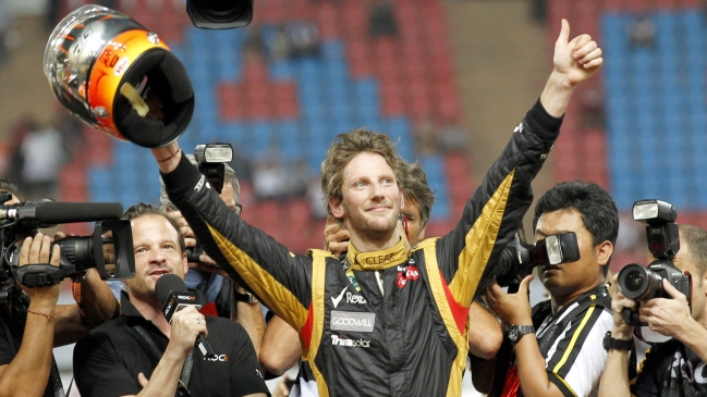 Francés Romain Grosjean ganó la Carrera de Campeones individual en Bangkok