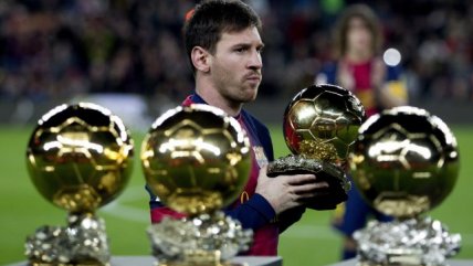 Lionel Messi exhibió sus Balones de Oro ante los hinchas de FC Barcelona