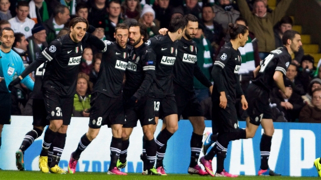 Juventus quedó con un pie en cuartos de final tras aplastar a Celtic en Glasgow