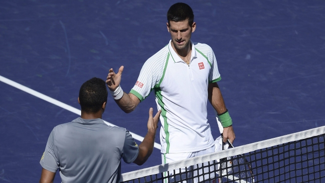 Novak Djokovic aplastó a Jo Wilfried Tsonga y se metió en semifinales de Indian Wells