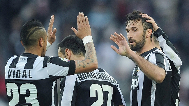 Juventus venció a Pescara con participación de Arturo Vidal y Mauricio Isla
