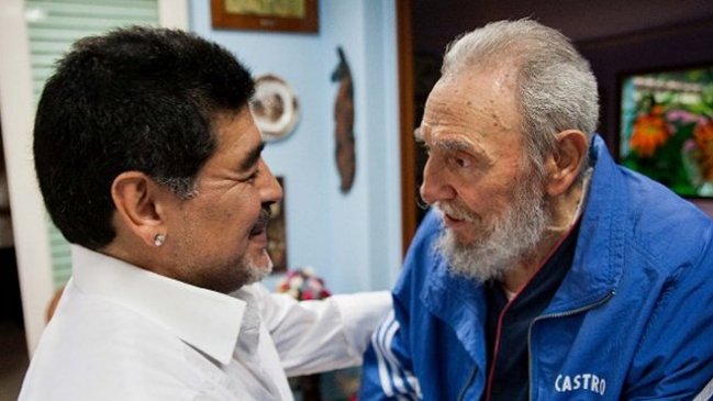 Fidel Castro sostuvo "fraternal encuentro" con Maradona