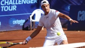 Paul Capdeville tuvo un sólido debut en el challenger de Santos