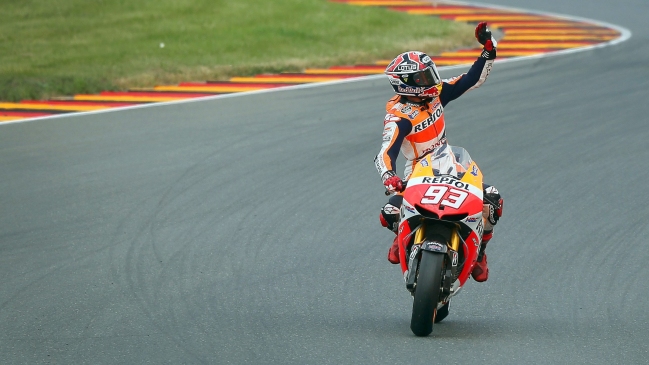Marc Márquez triunfo en Alemania y es el nuevo líder del Moto GP