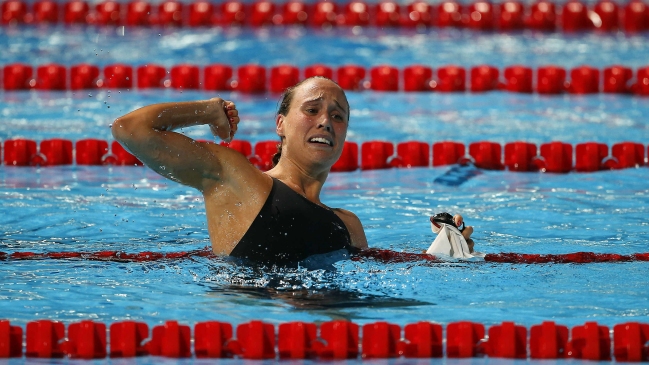 Danesa Pedersen batió récord mundial de 200 metros pecho en Barcelona