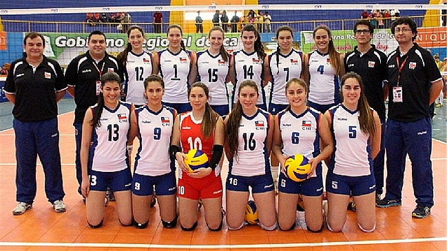 Chilenas se inclinaron ante Perú en el Sudamericano de voleibol