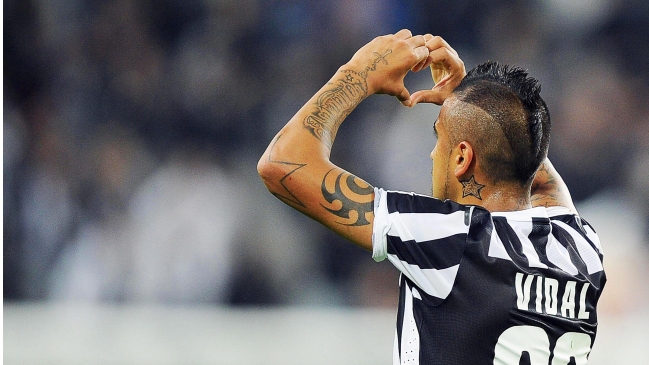 Arturo Vidal abrió goleada de Juventus por la Serie A italiana