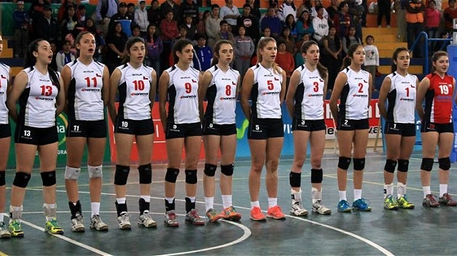 Chile venció a Colombia en el Sudamericano Infantil de Voleibol