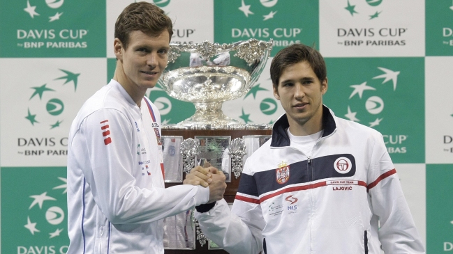 Tomas Berdych batió a Dusan Lajovic e igualó la final en Belgrado