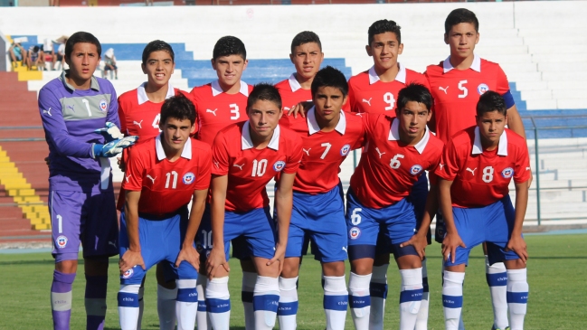 Chile derrotó a Brasil en el Sudamericano sub 15 de Bolivia