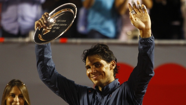 Rafael Nadal desistió jugar en el ATP de Viña del Mar 2014