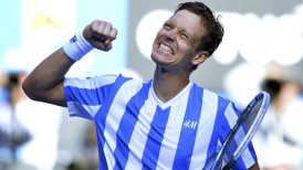 Tomas Berdych venció a David Ferrer y entró a semifinales en Melbourne