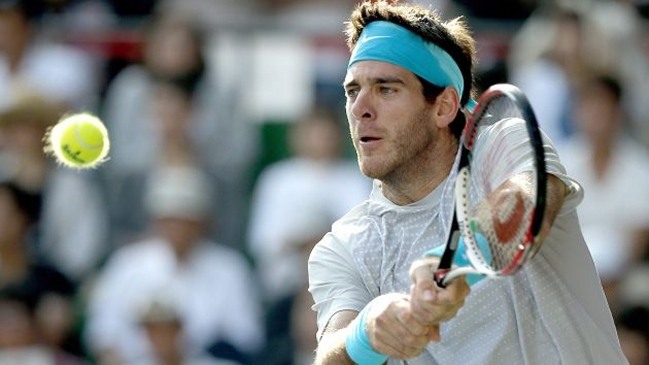 Del Potro volvió a entrenar con la mira en el torneo de Rotterdam