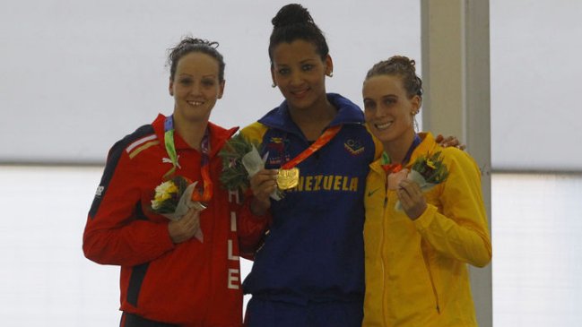 Kristel Köbrich obtuvo la medalla de plata en los 400 metros libre de Santiago 2014