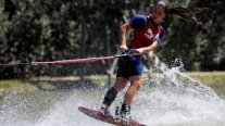 Valentina González ganó medalla de oro en salto de esquí náutico