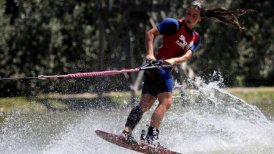 Valentina González ganó medalla de oro en salto de esquí náutico