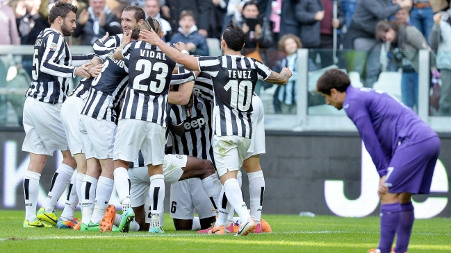 Juventus venció con lo justo a Fiorentina en choque de chilenos por la liga italiana