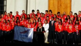 Presidenta Michelle Bachelet recibió a los medallistas chilenos de Santiago 2014