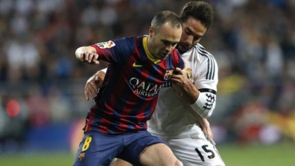Andrés Iniesta abrió el marcador en el clásico ante Real Madrid