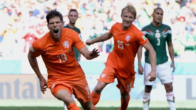 Holanda lo dio vuelta ante México y se instaló en los cuartos de final de Brasil 2014