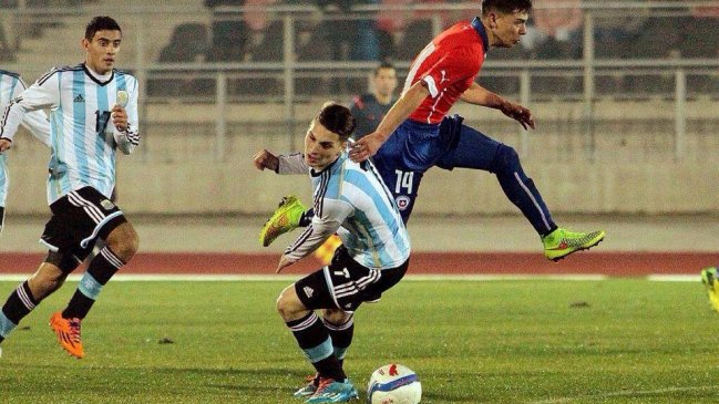 Chile sub 17 cayó ante Argentina en partido amistoso jugado en Puerto Montt