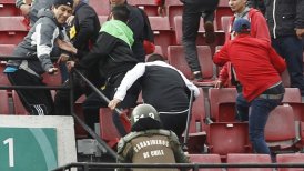 En Colo Colo manifestaron su "repudio y rechazo" por los incidentes en el Estadio Nacional