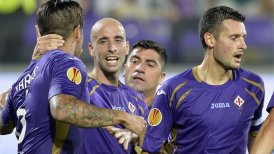 David Pizarro guió a Fiorentina en claro triunfo sobre Guingamp en la Europa League
