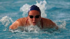 Kristel Köbrich culminó segunda en los 400 metros libre del Sudamericano de natación