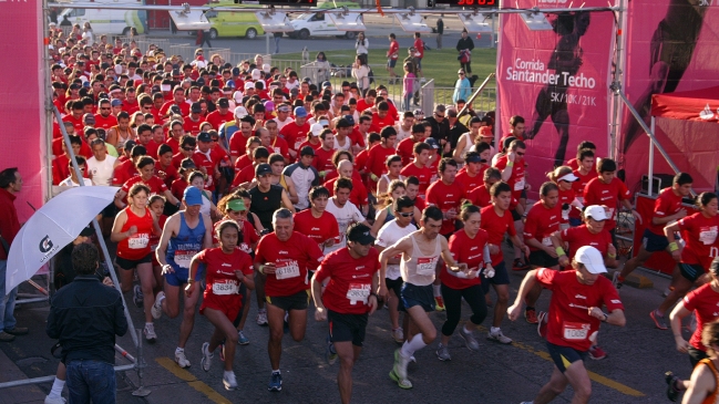 Techo Chile invitó a su corrida de este domingo por las calles de Santiago