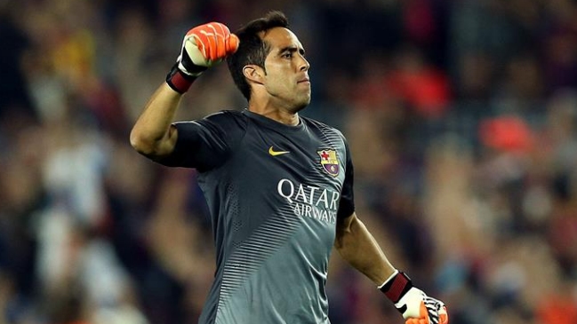 Claudio Bravo estiró su récord en nuevo triunfo de FC Barcelona