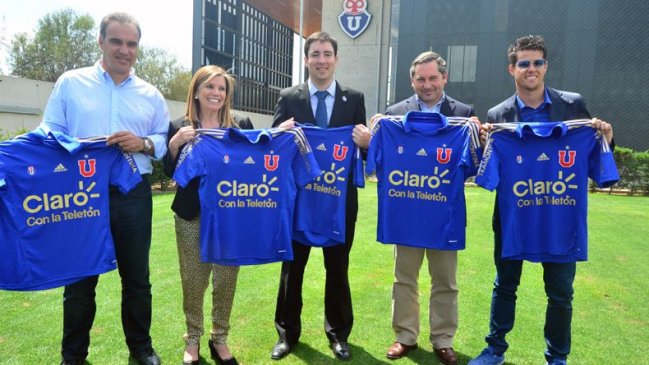 Universidad de Chile estrenará una camiseta en apoyo a la Teletón