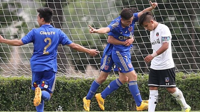 U. de Chile se quedó con el superclásico ante Colo Colo en la sub 16