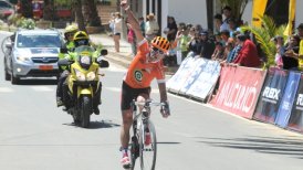 Patricio Almonacid ganó la quinta etapa y se afianza como líder de la Vuelta Ciclista al Maule
