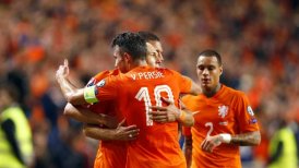 Holanda no tuvo piedad y apabulló a Letonia por las clasificatorias a la Eurocopa