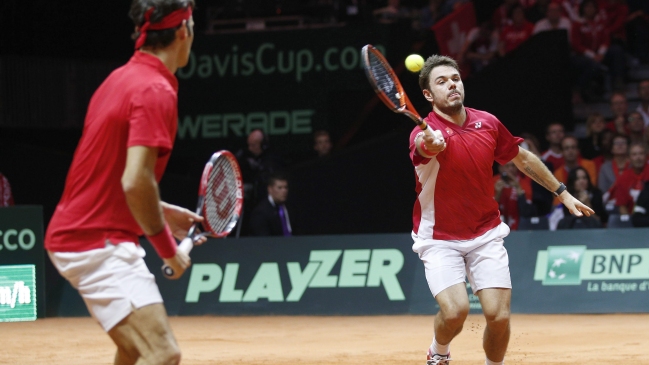 Suiza y Francia decidirán este domingo al campeón de la Copa Davis