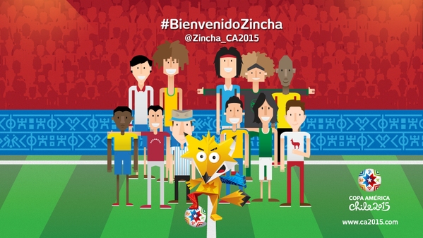 Mascota de la Copa América ya tiene nombre: "Zincha"