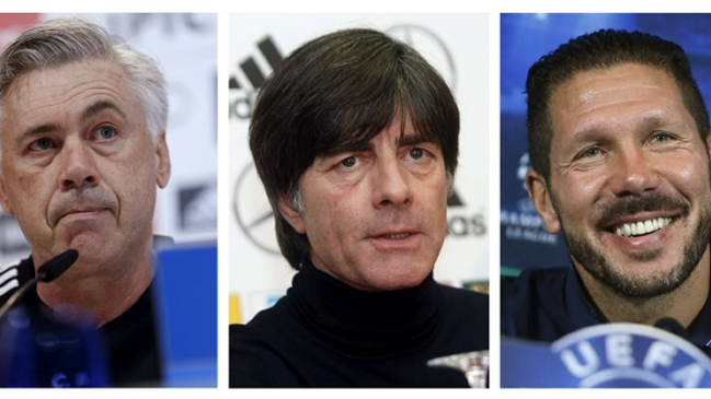 Ancelotti, Löw y Simeone son los candidatos al Mejor Entrenador de 2014