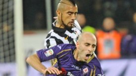 Fiorentina y Juventus no se hicieron daño en el duelo de chilenos