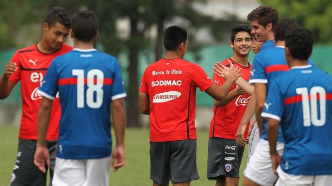 La selección chilena sub 17 derrotó a su similar de U. Católica en preparación de la Copa UC