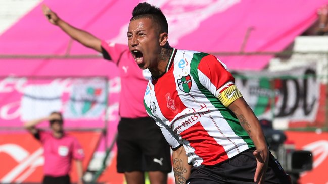 Palestino venció con claridad a Santiago Wanderers en la final de ida de la liguilla