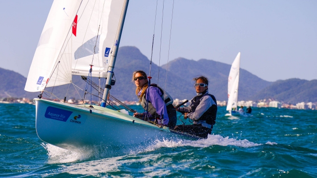 Las chilenas Nadja Horwitz y Carmina Malsch terminaron 12° en velero Brasil