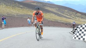 Gonzalo Aravena fue el mejor en ascenso al Volcán Osorno en Vuelta de la Leche