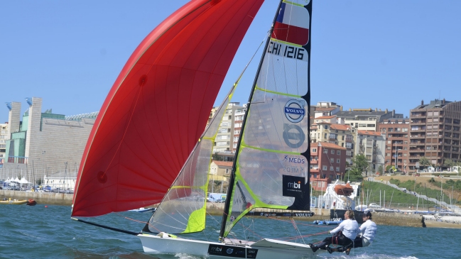 Equipo Grez tuvo un buen debut en el Campeonato Norteamericano de Veleros 49er