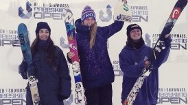 Chilena Dominique Ohaco ganó importante torneo de esquí