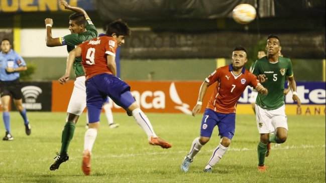 Chile desentonó ante Bolivia en su debut por el Sudamericano Sub 17