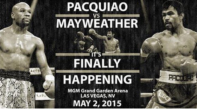 Este miércoles será el esperado primer cara a cara entre Mayweather y Pacquiao