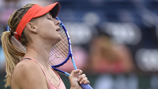 Maria Sharapova quedó eliminada en la segunda ronda de Miami