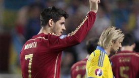 España ganó con lo justo ante Ucrania gracias a Alvaro Morata