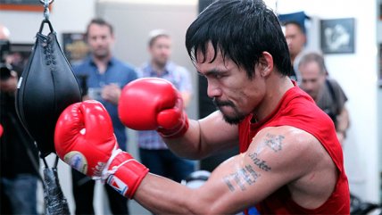 Así se prepara Manny Pacquiao para enfrentar a Floyd Mayweather